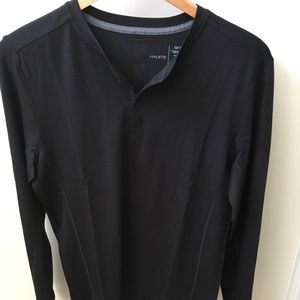 Hylete Men’s Quad Blend Button Long Sleeve Henley